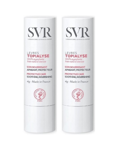 SVR Topialyse Lèvres Stick 4g Lot de 2